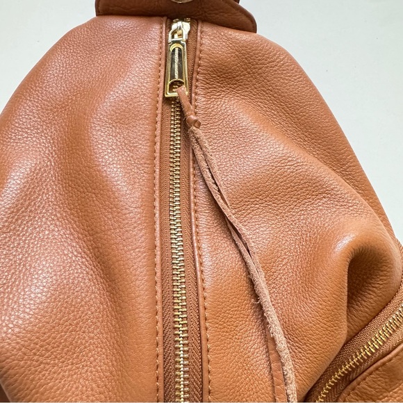 Rebecca Minkoff Julian Medium Tan Leather Backpack - Picture 5 of 14